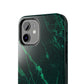 Dark green marble pattern Tough Case