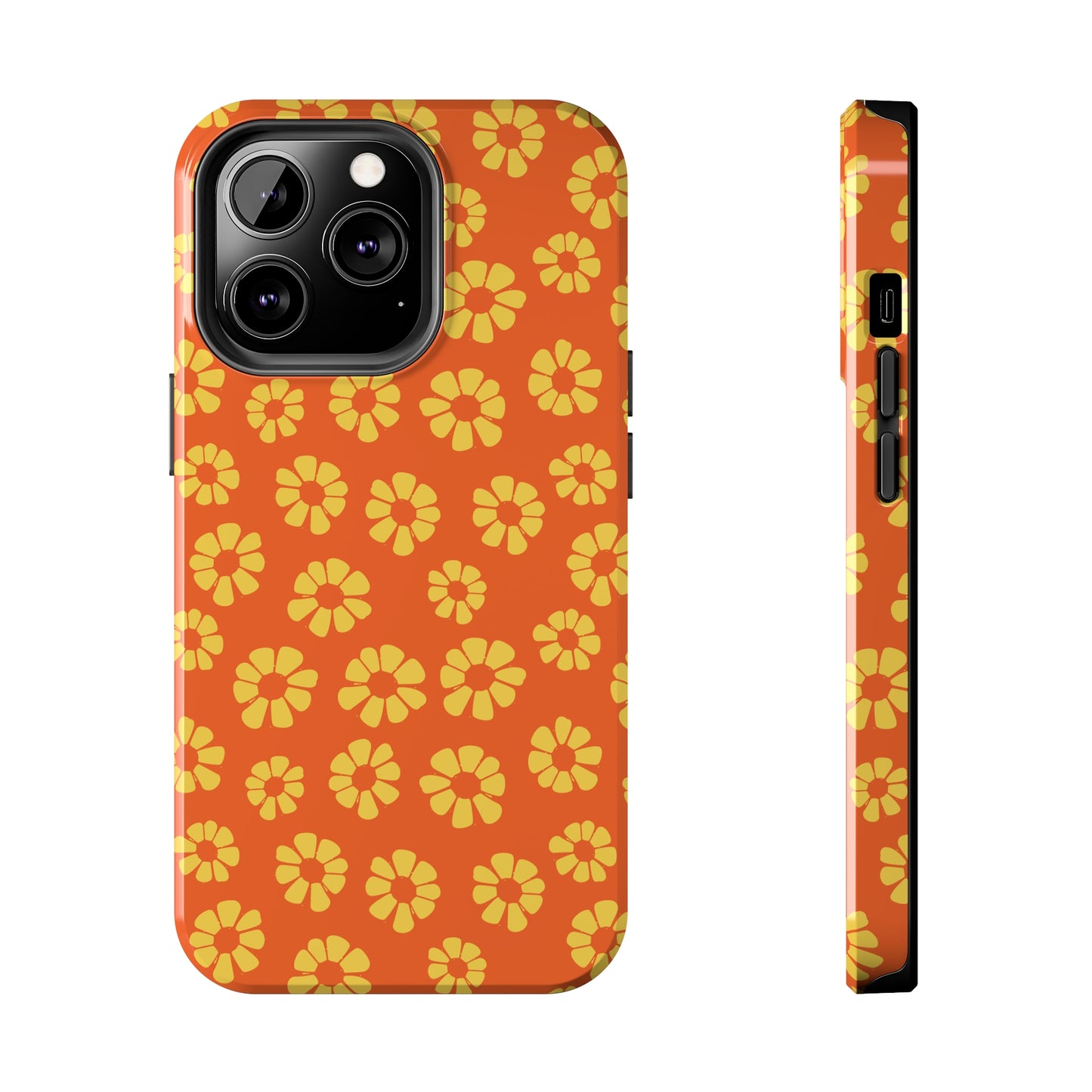 Maio laranja Pattern Tough iPhone Case