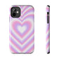 Blurred Heart Tough iPhone Case