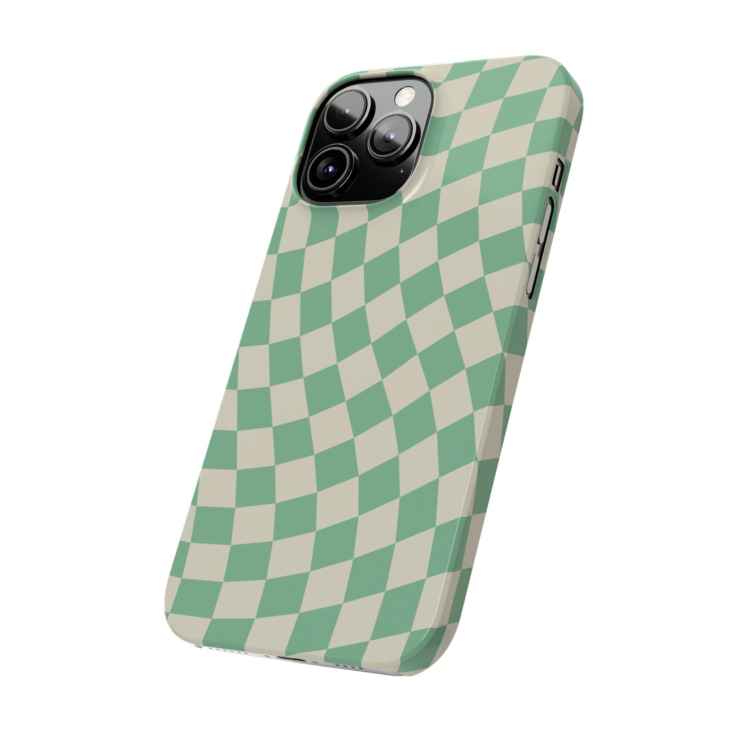 Pistachio Checkers Snap Case