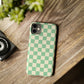 Retro Mint Checkers Snap Case