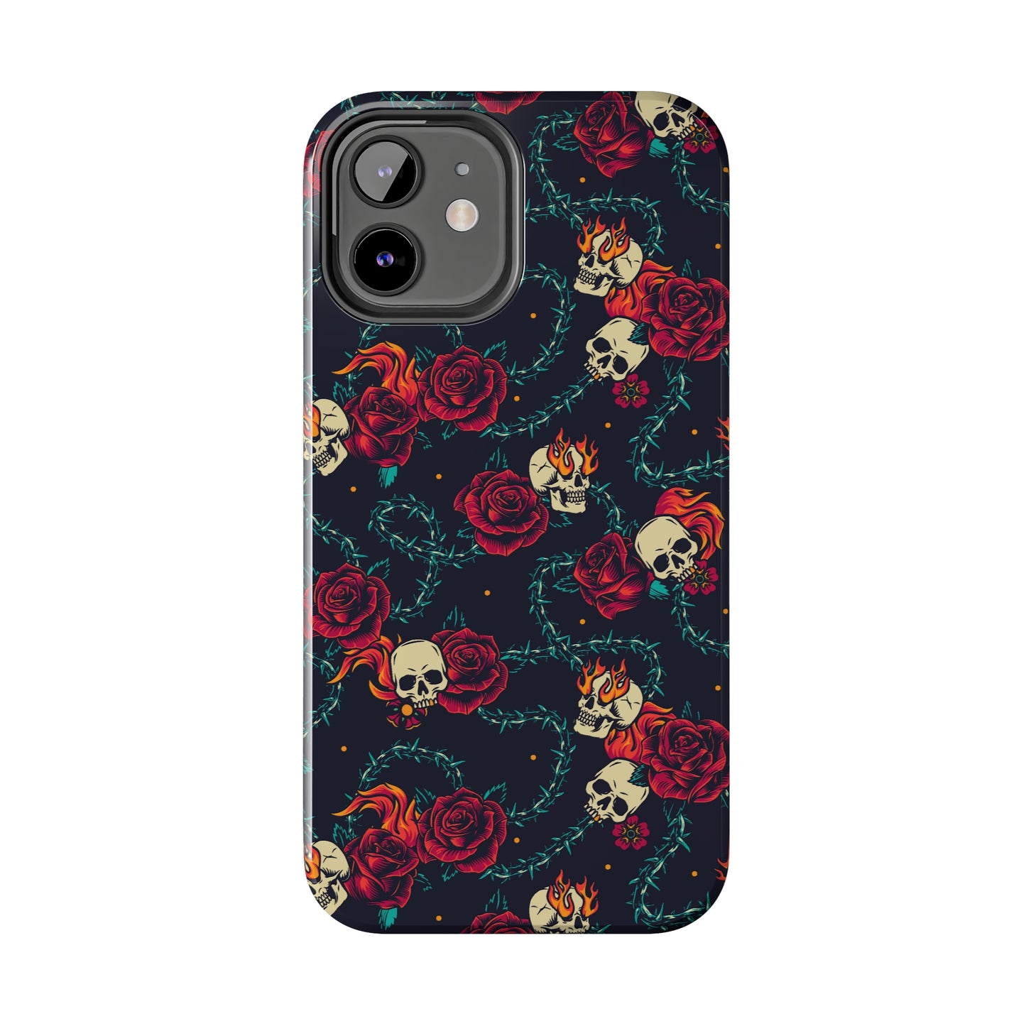 Skulls & Roses Tough iPhone Case