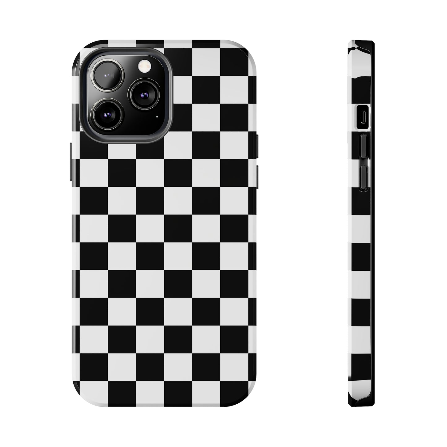 Black and white checks Tough Case