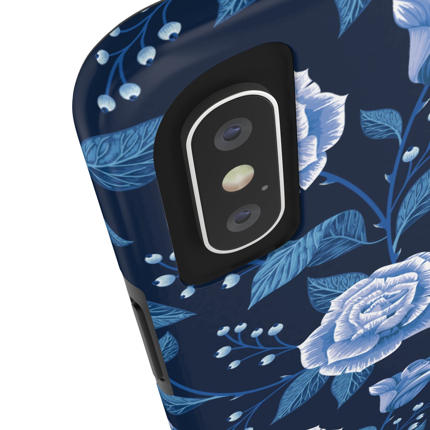 Midnight Rose Tough iPhone Case