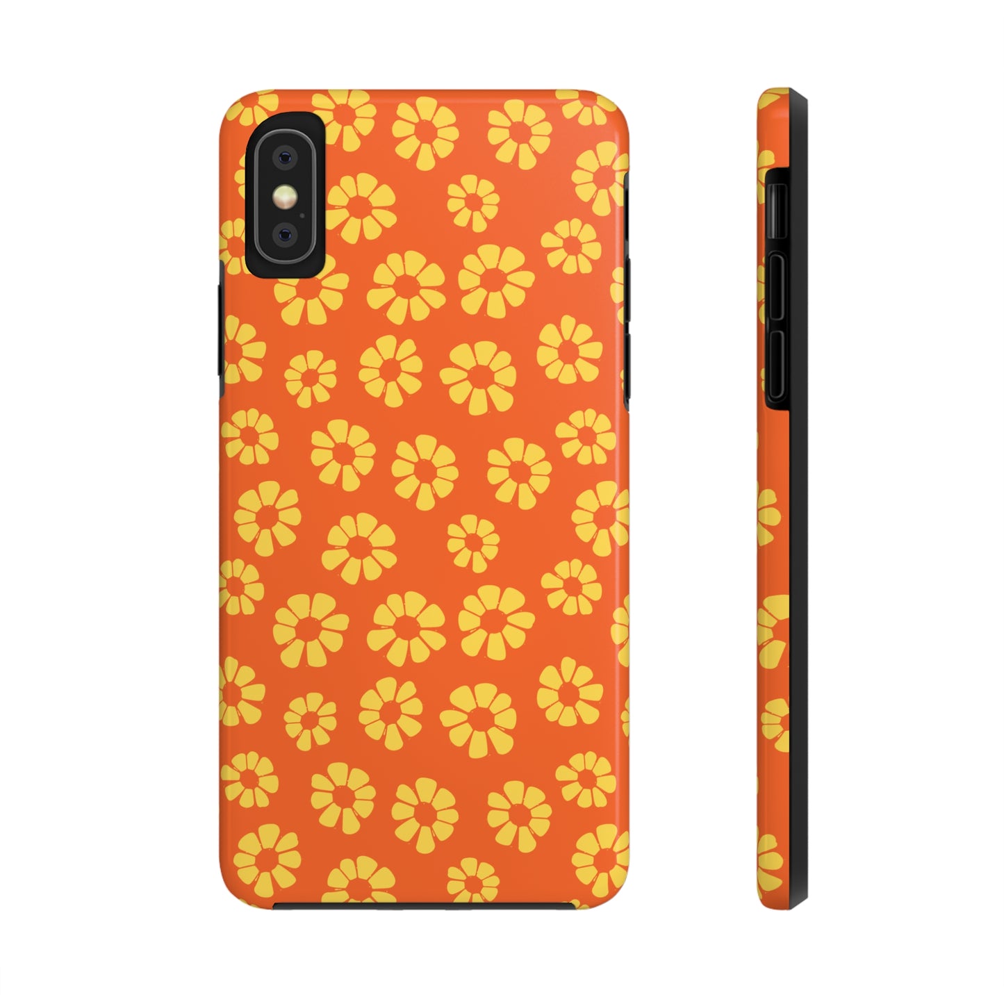 Maio laranja Pattern Tough iPhone Case