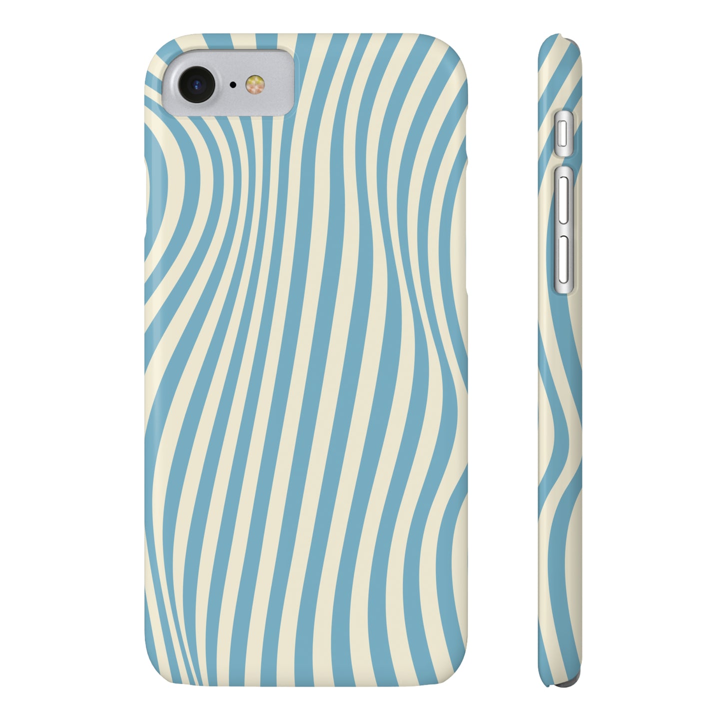 Aqua Swirl Snap Case