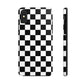 Black and white checks Tough Case