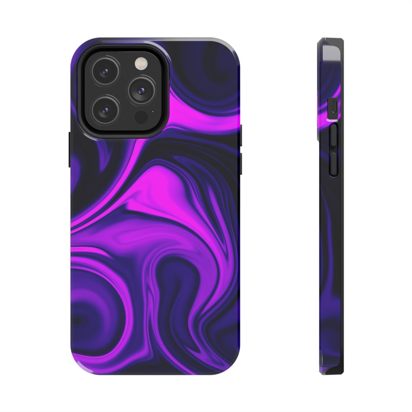 Purple liquid marble pattern Tough Case