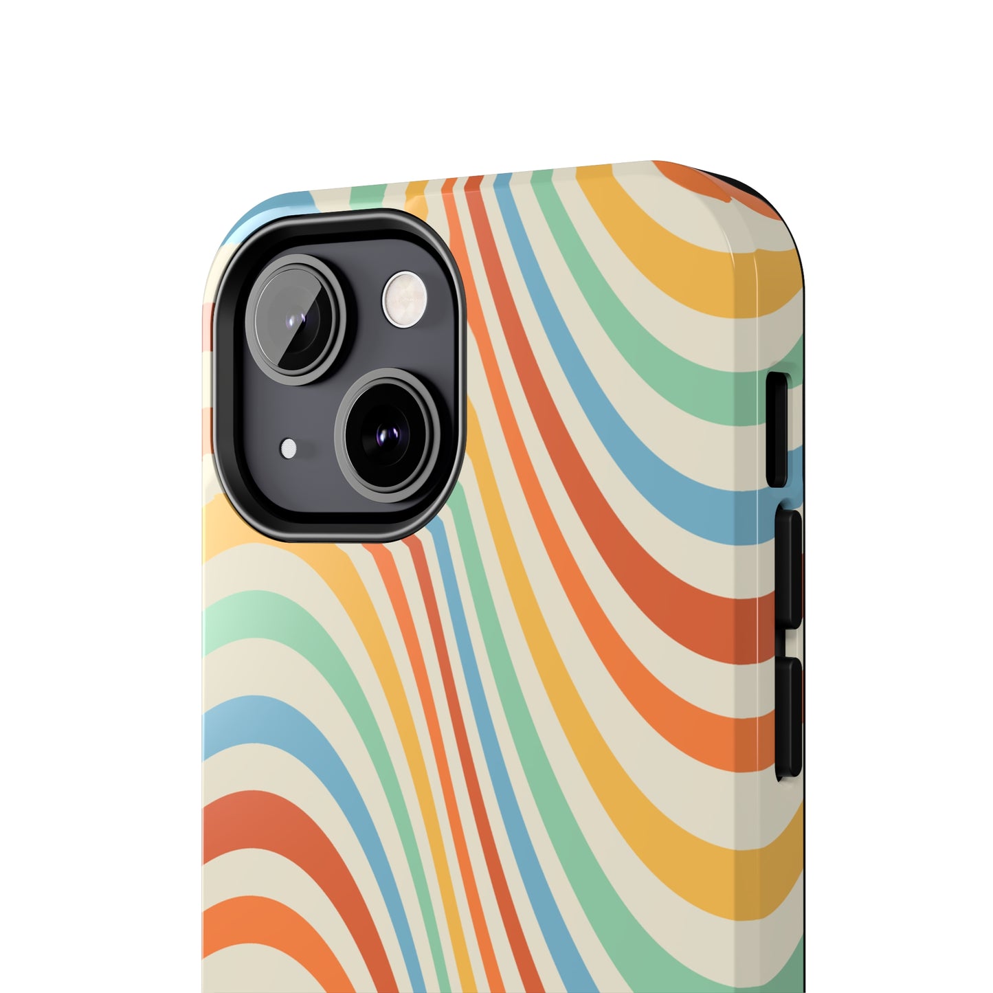 Retro Swirl Tough iPhone Case