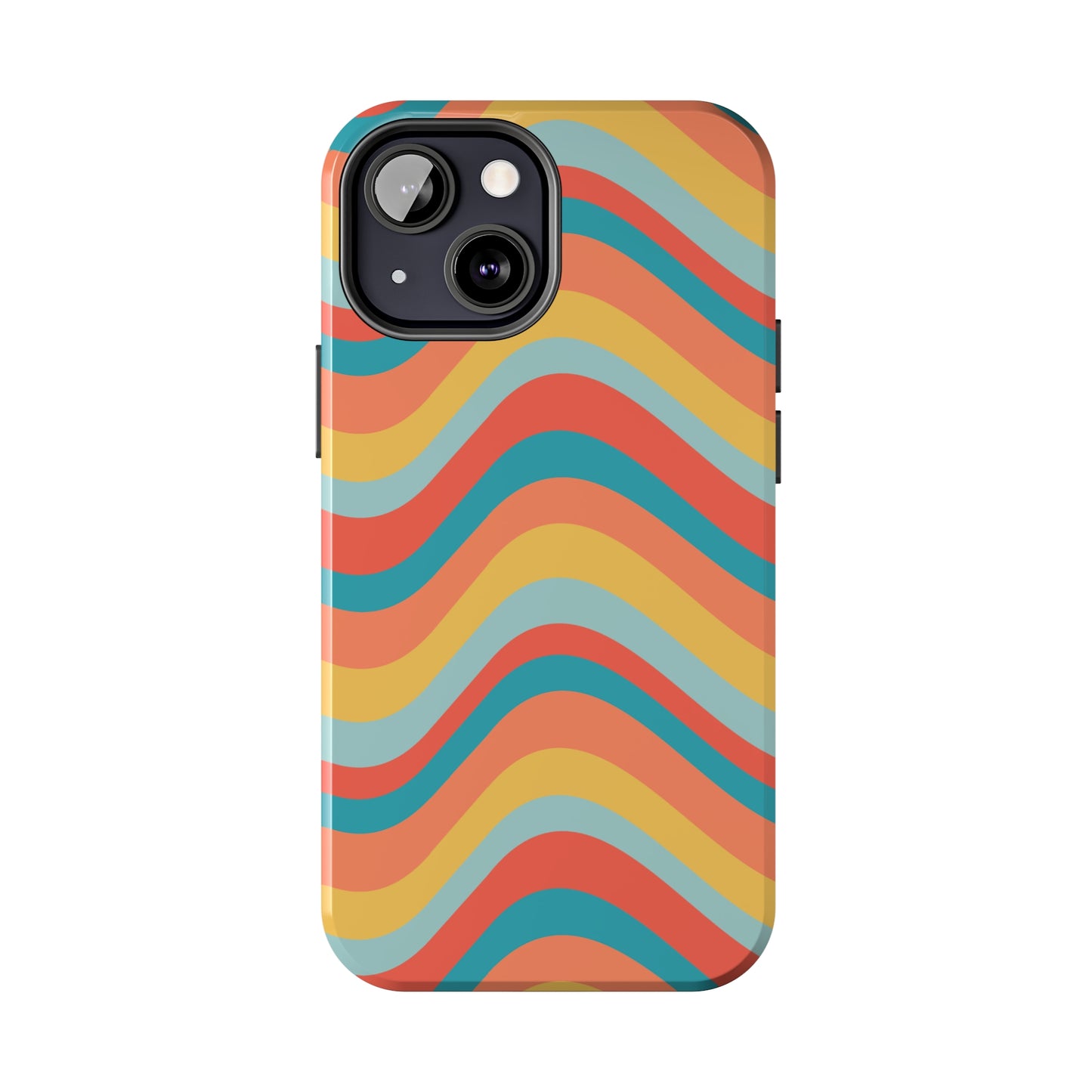 Wavy Pattern Tough iPhone Case