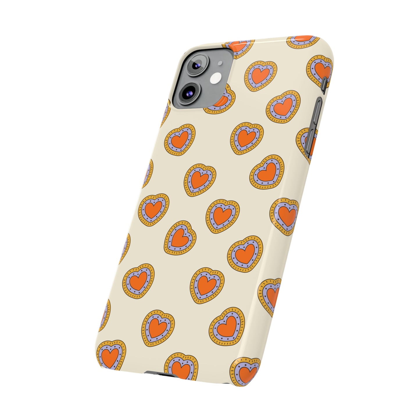 Groovy Heart Snap Case