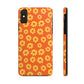 Maio laranja Pattern Tough iPhone Case