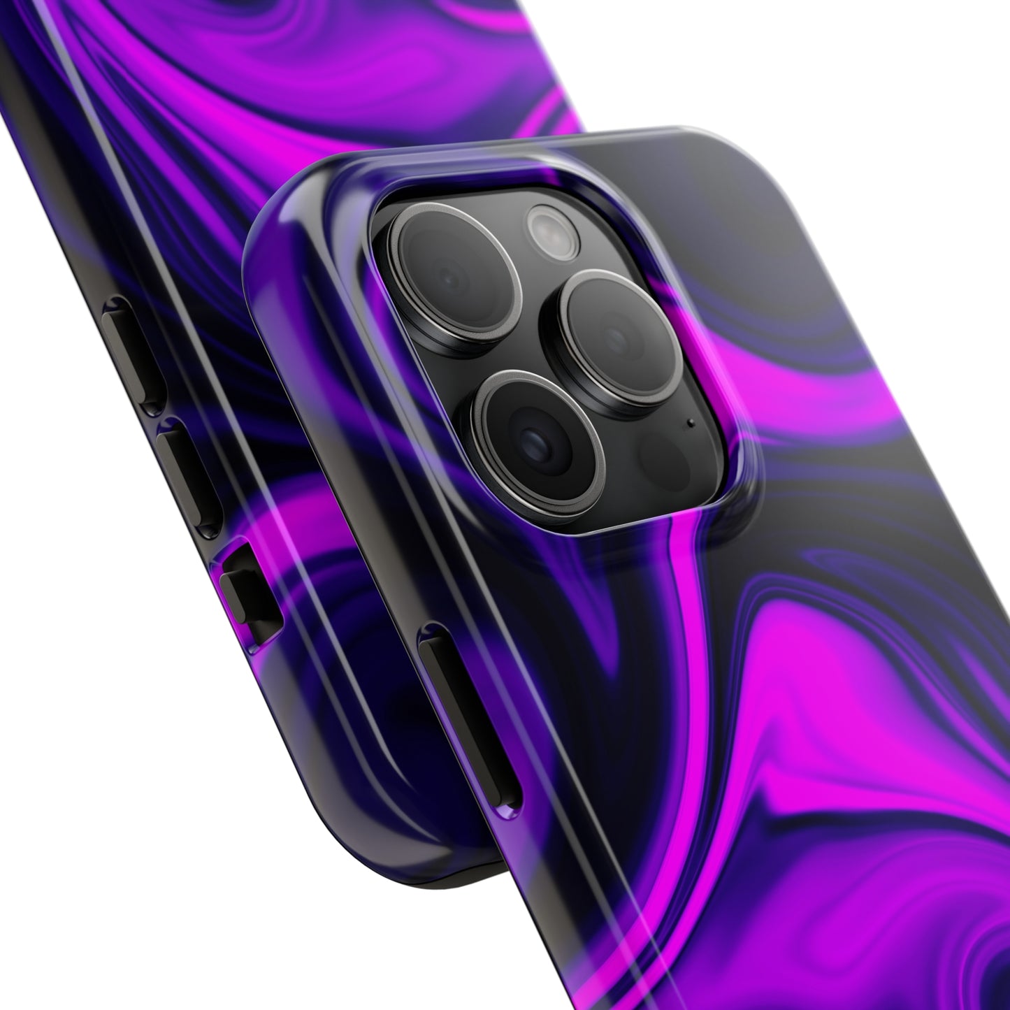 Purple liquid marble pattern Tough Case