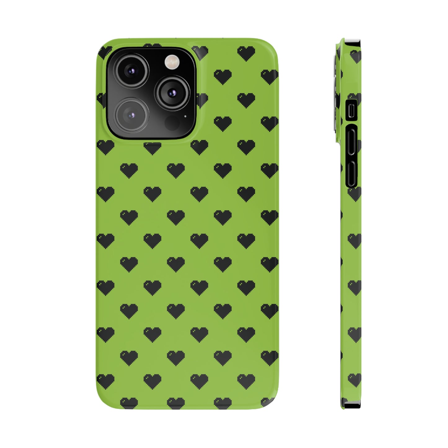 Pixelated Heart Snap Case