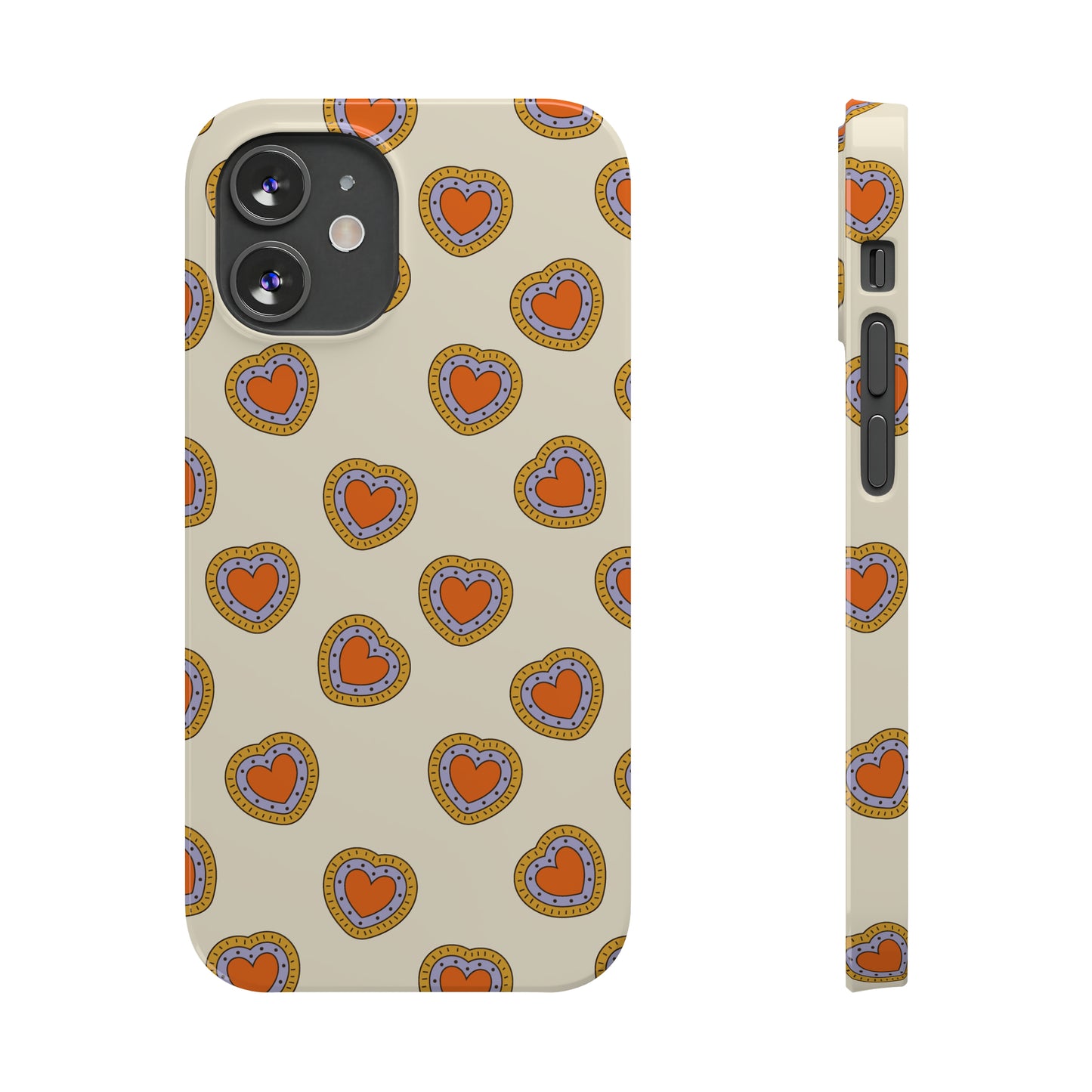 Groovy Heart Snap Case