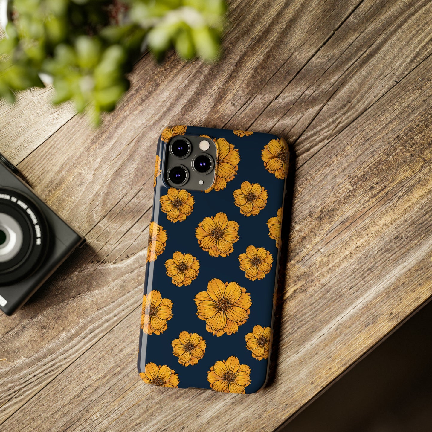 Sunflower Glimmer Snap Case