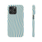 Aqua Swirl Snap Case