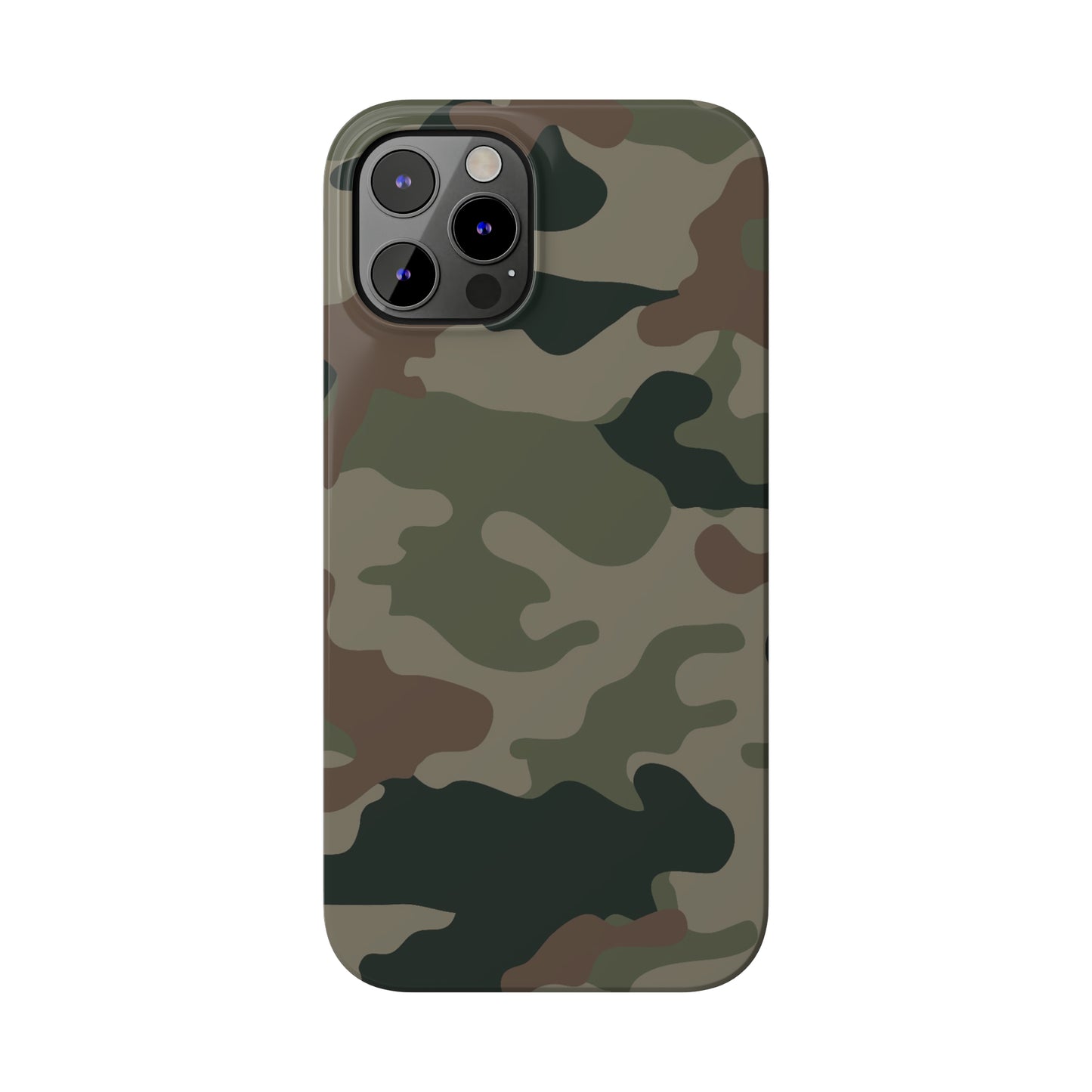 Dark Camouflage Snap Case