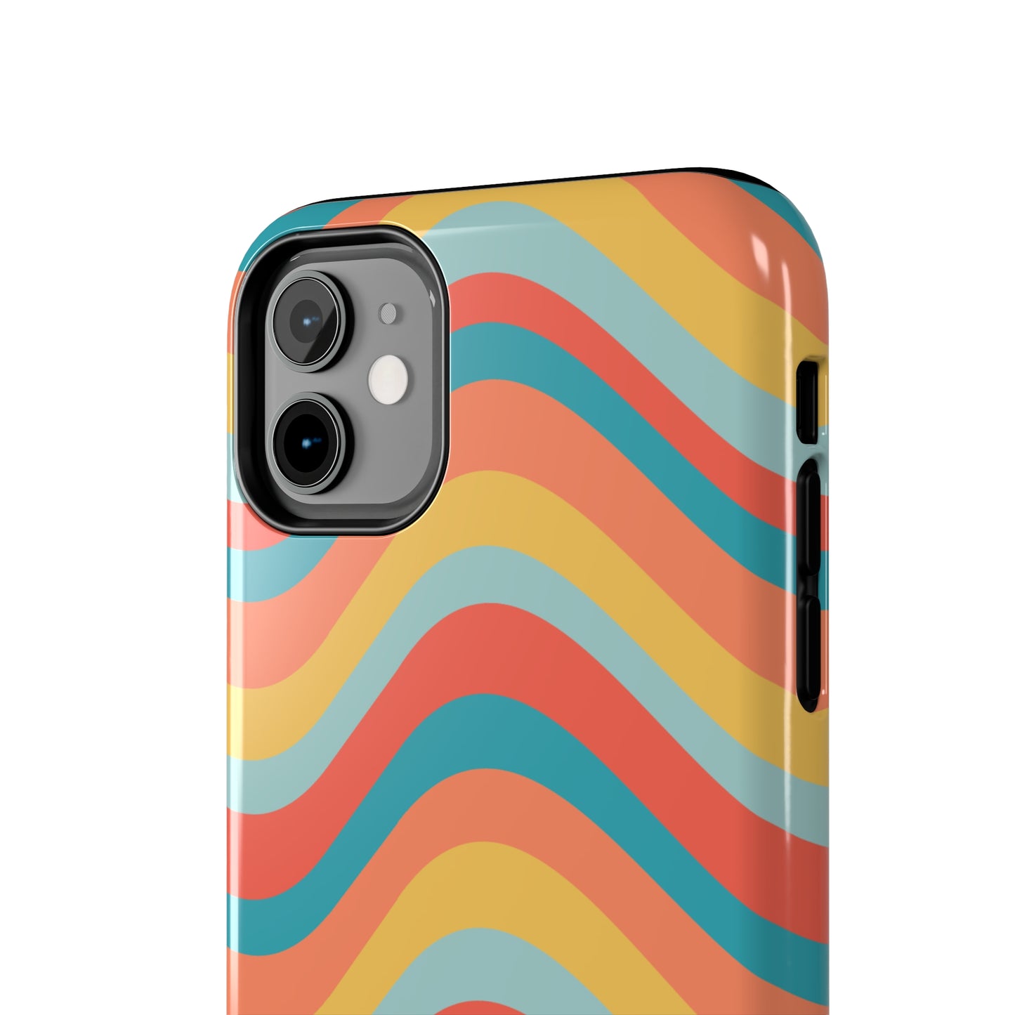 Wavy Pattern Tough iPhone Case