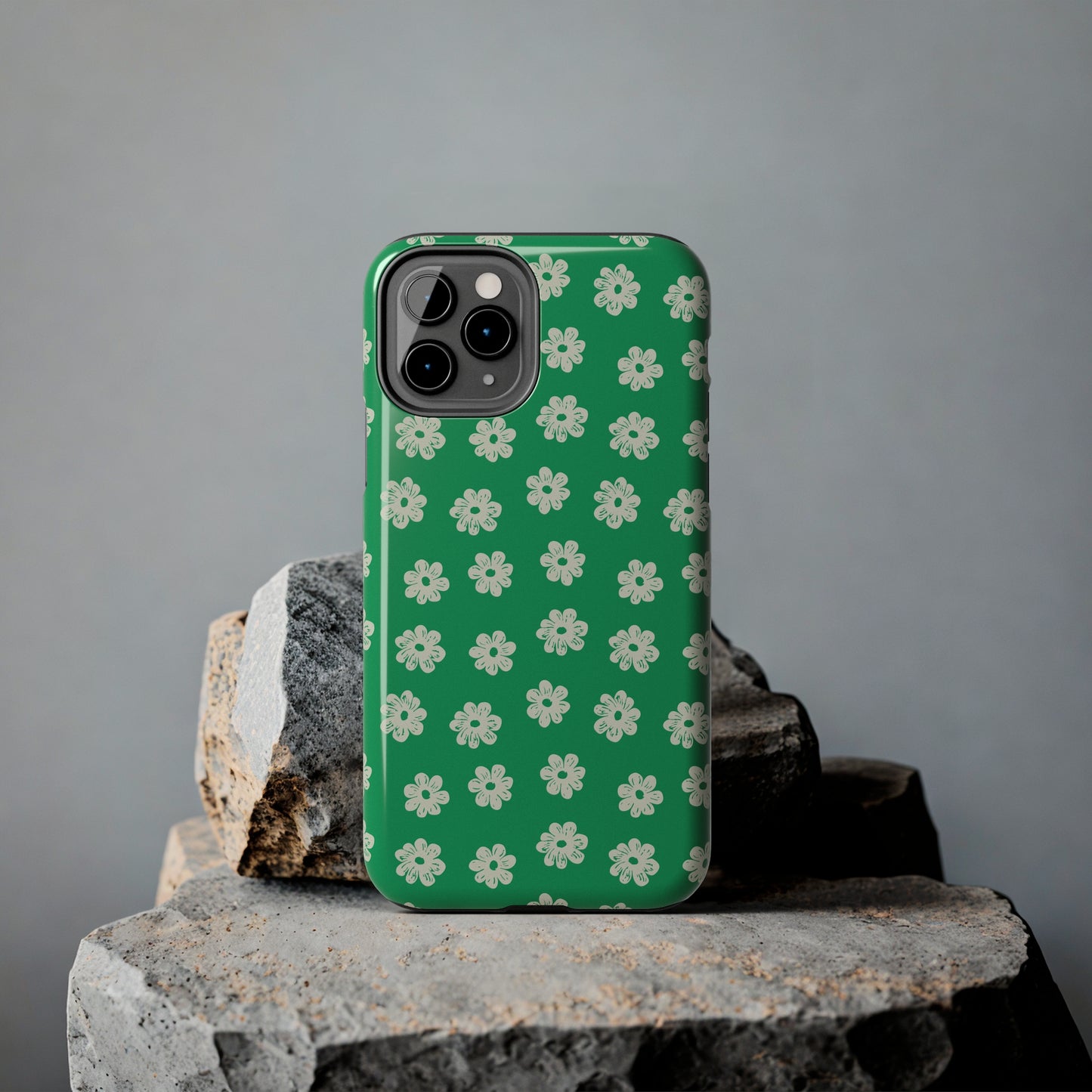 Retro Floral Tough iPhone Case