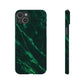 Dark green marble pattern Snap Case