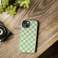 Retro Mint Checkers Snap Case