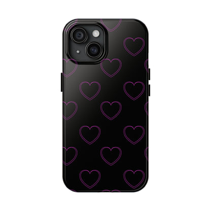 Y2K Heart Tough iPhone Case