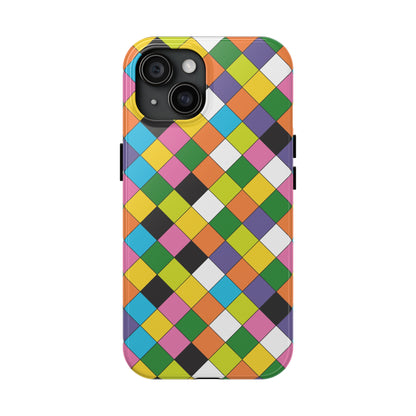 Cross Checkers Tough iPhone Case