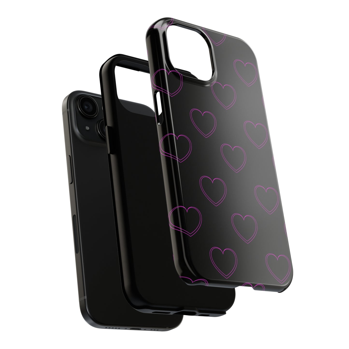 Y2K Heart Tough iPhone Case