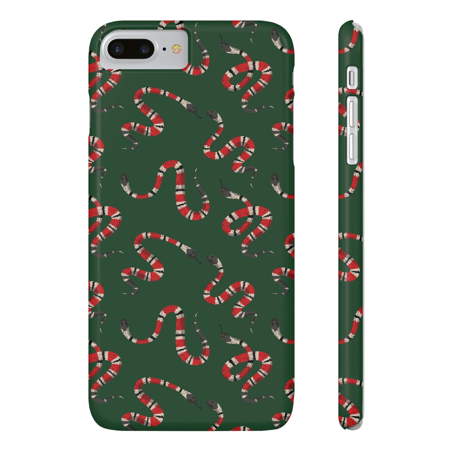 Snake Pattern Snap Case