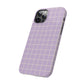 Lavender Grid Snap Case