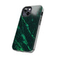 Dark green marble pattern Tough Case