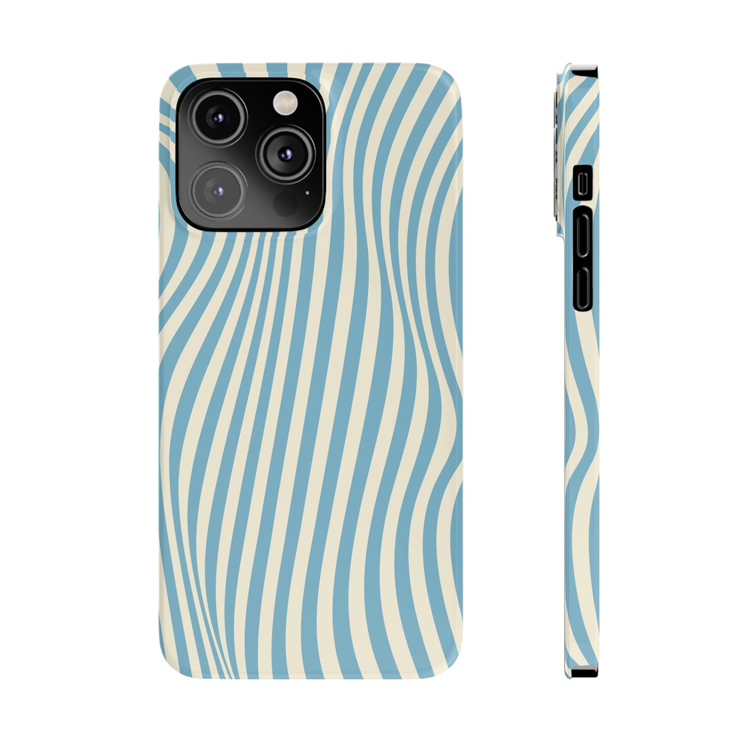 Aqua Swirl Snap Case