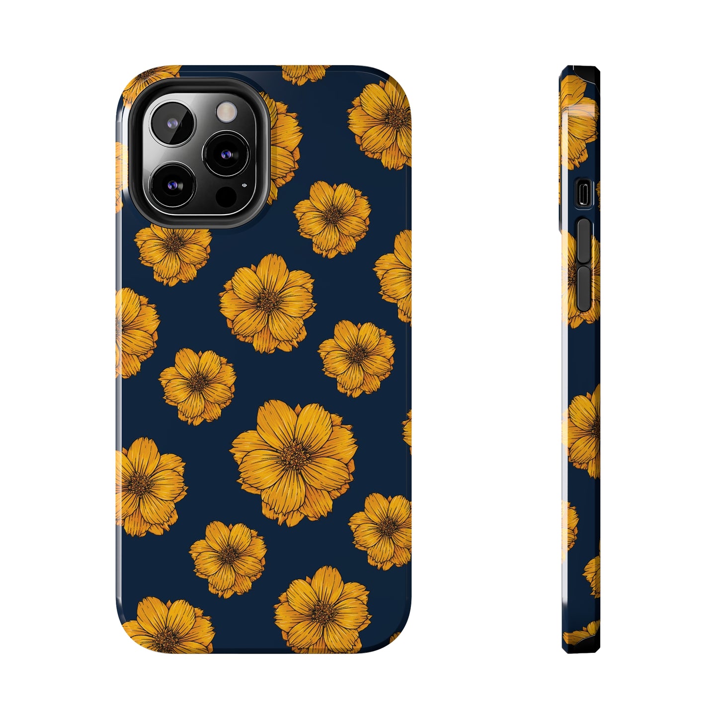 Sunflower Glimmer Tough iPhone Case