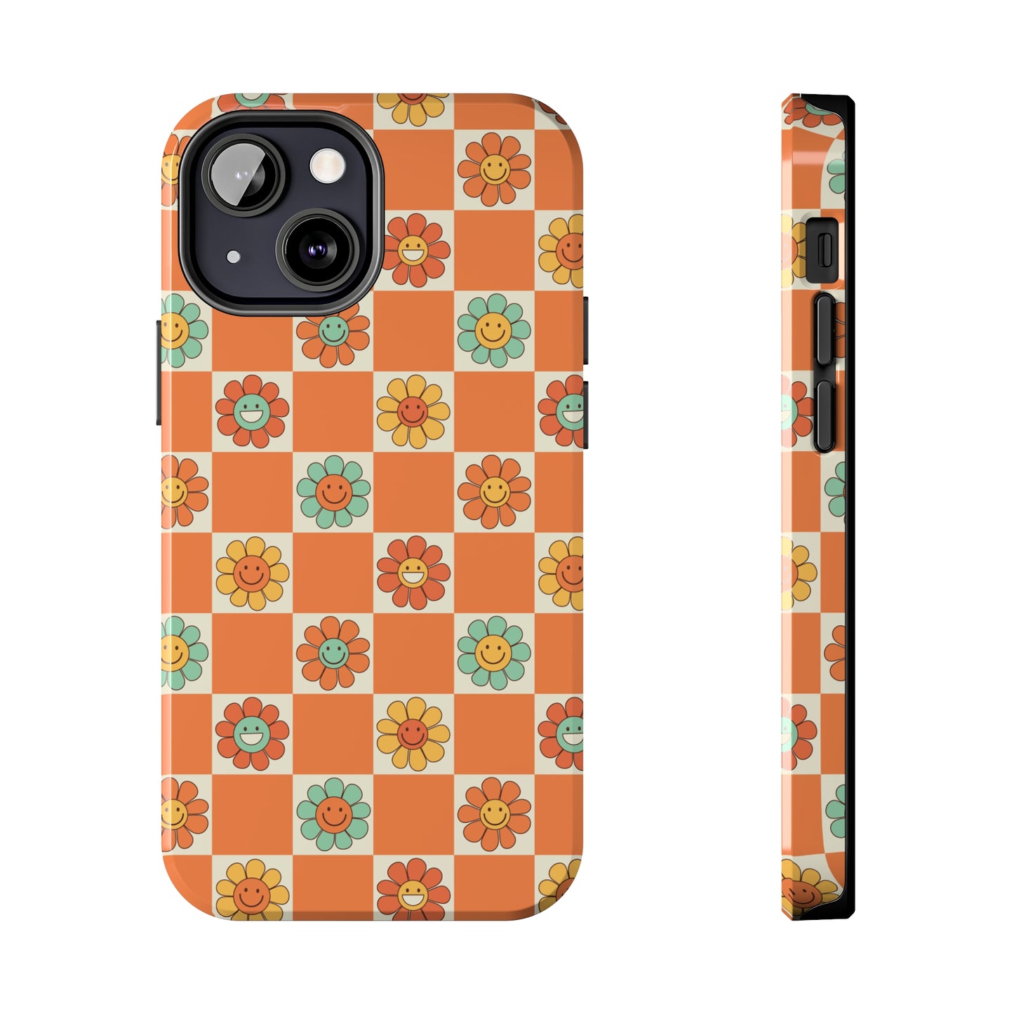 Retro Daisies Tough iPhone Case