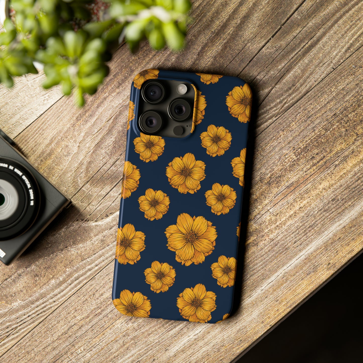 Sunflower Glimmer Snap Case