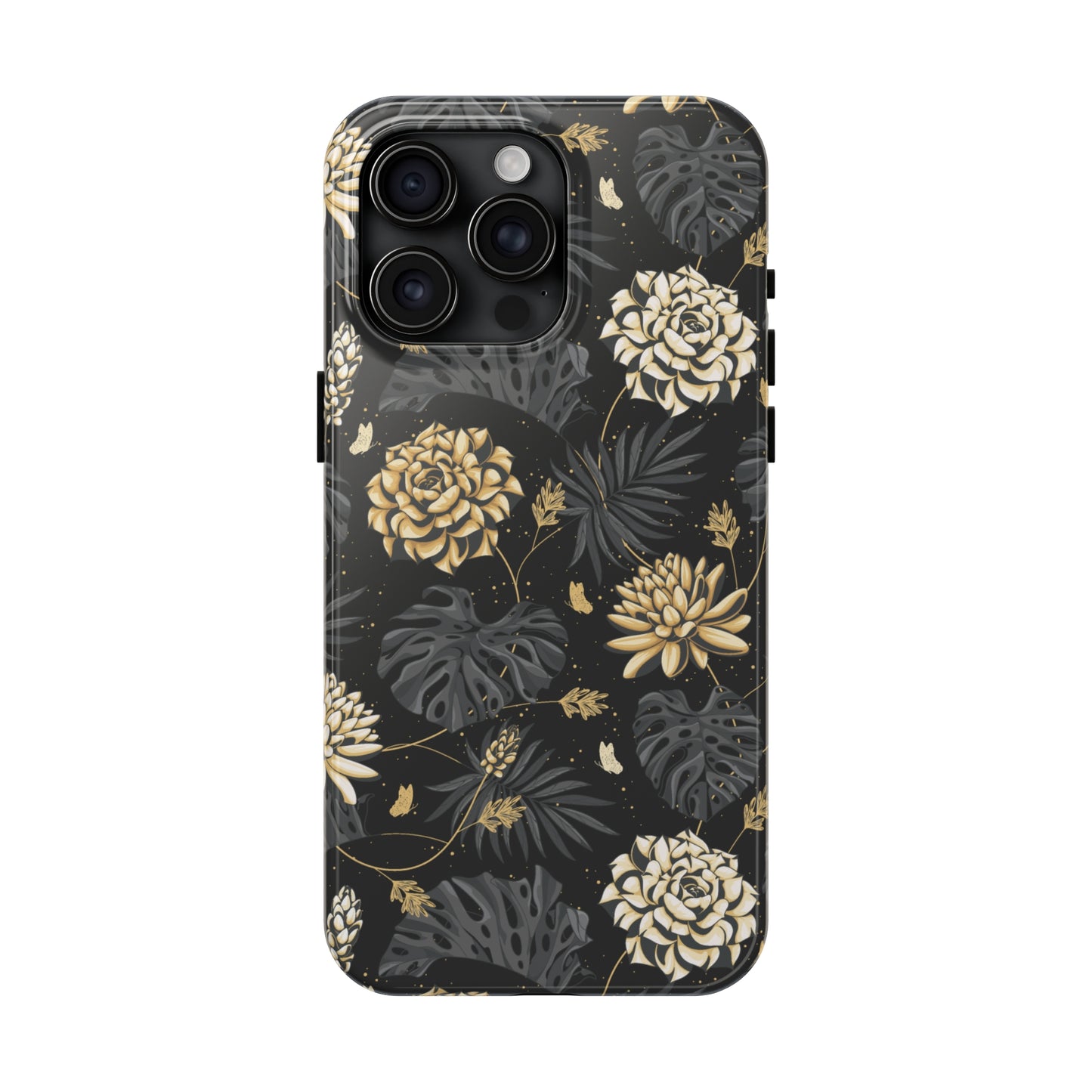 Golden Bloom Tough iPhone Case