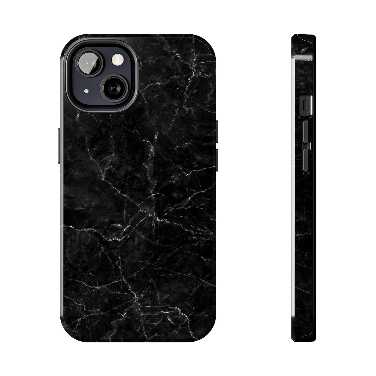 Marquina Black Tough iPhone Case