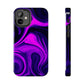 Purple liquid marble pattern Tough Case