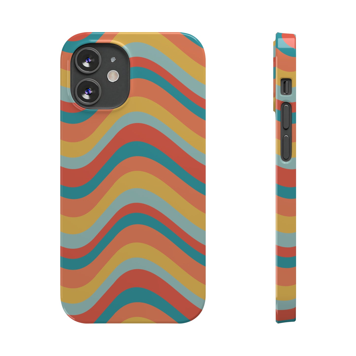 Wavy Pattern Snap Case