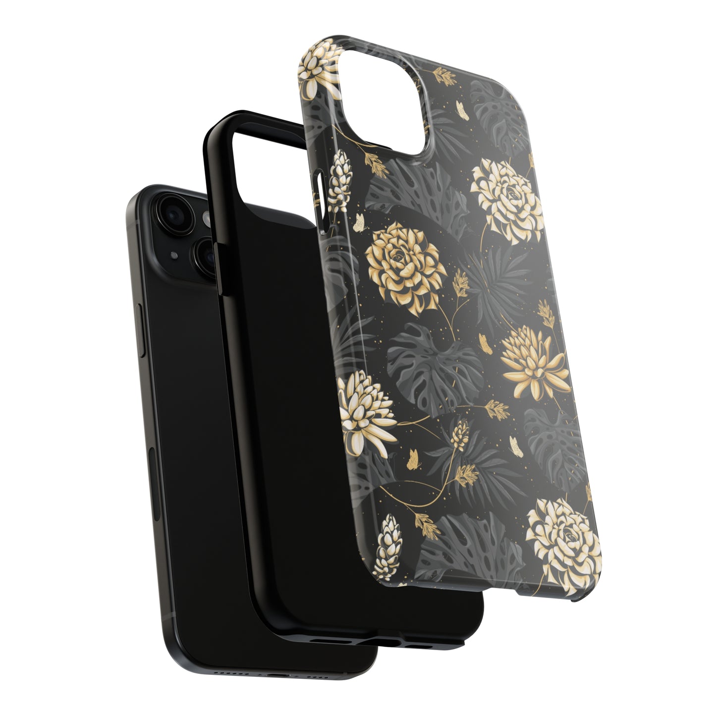 Golden Bloom Tough iPhone Case