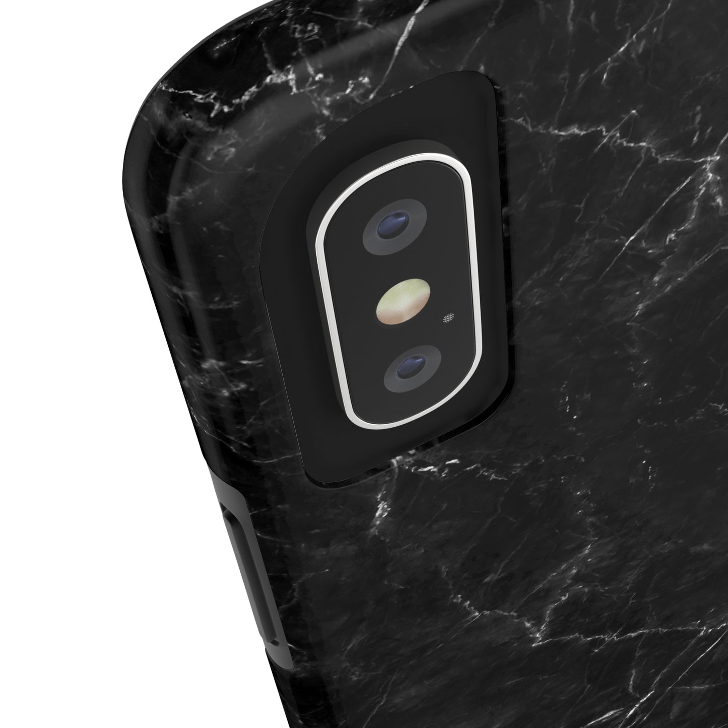 Marquina Black Tough iPhone Case