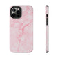 Pink Marble Tough iPhone Case