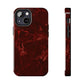 Red stone pattern Tough Case