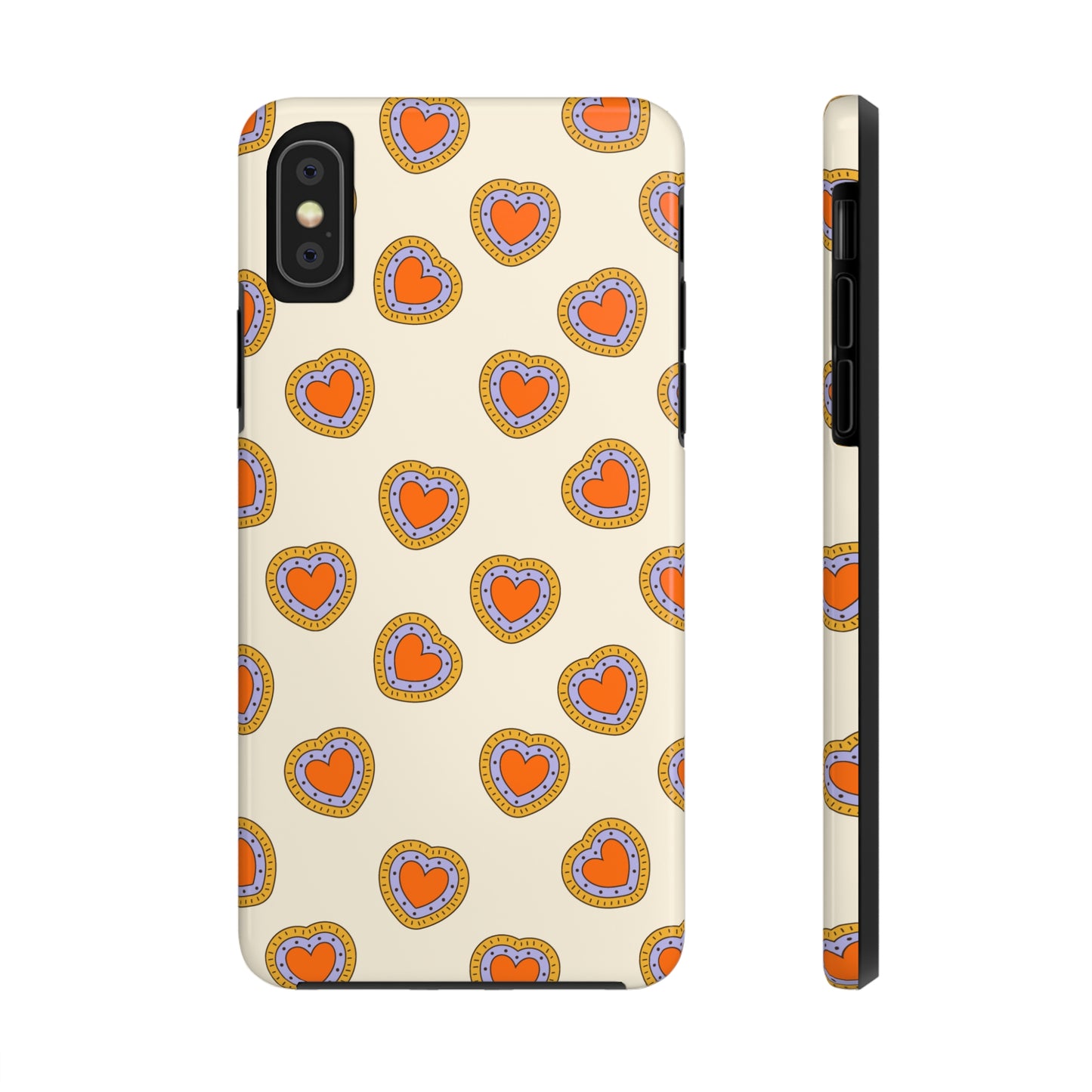 Groovy Heart Tough iPhone Case