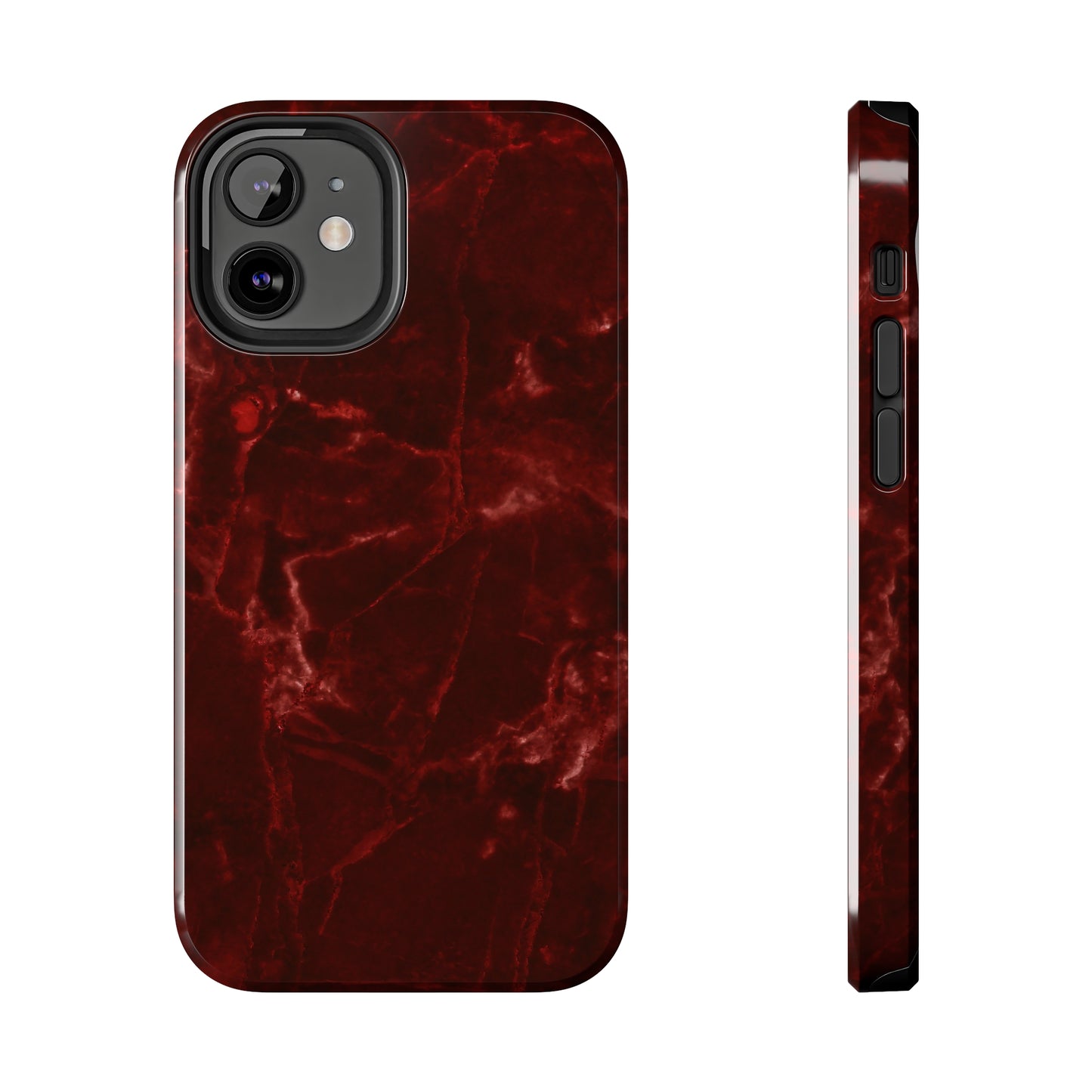 Red stone pattern Tough Case