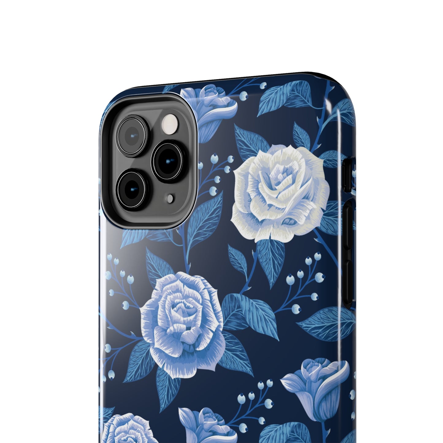 Midnight Rose Tough iPhone Case