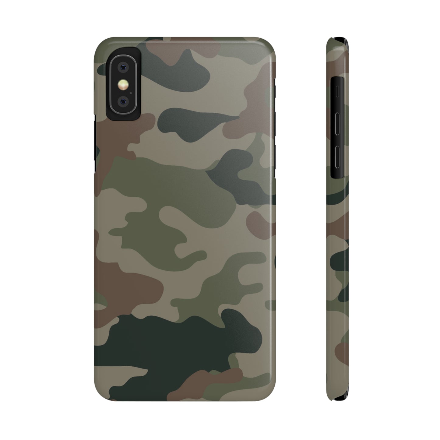 Dark Camouflage Snap Case