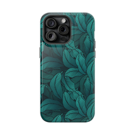 Tropical Leaves MagSafe Tough Case