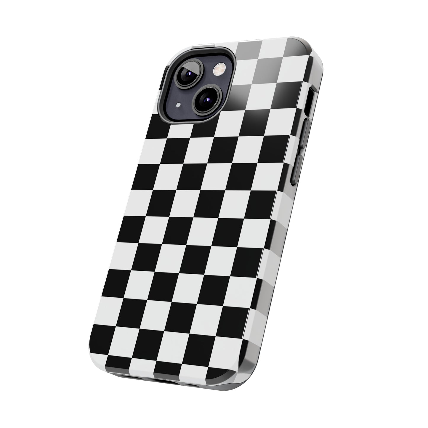 Black and white checks Tough Case